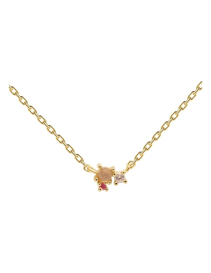 Rose Blush Necklace in Gold