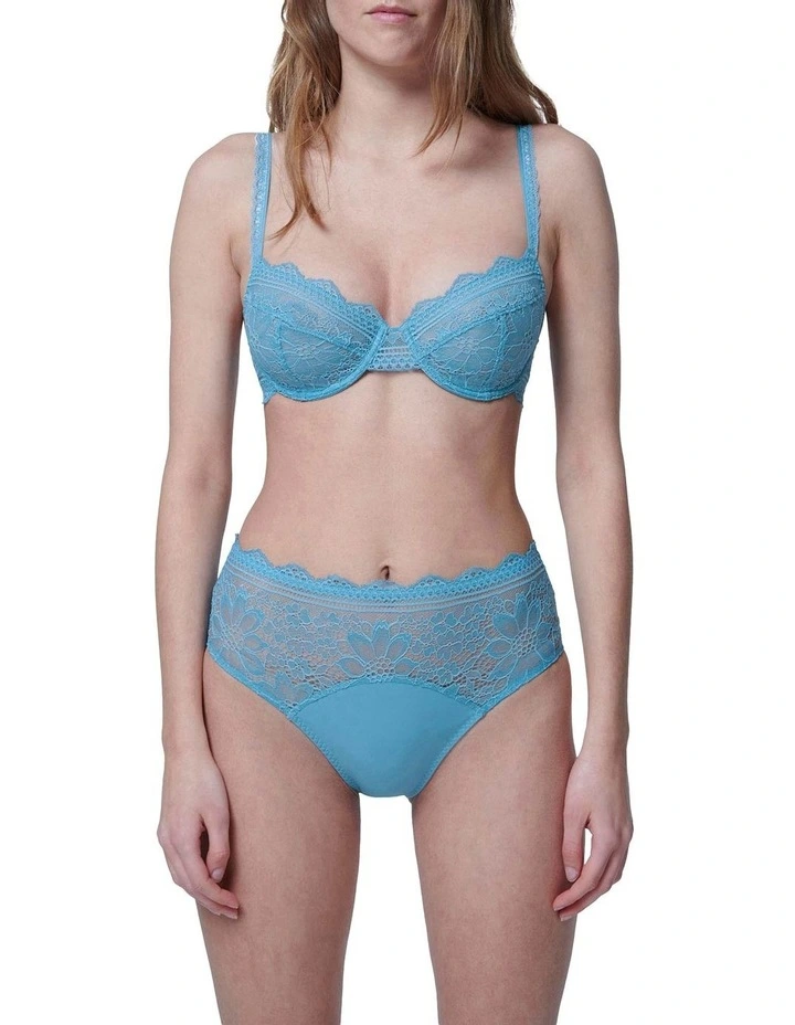 Freesia Culotte Brief in Blue