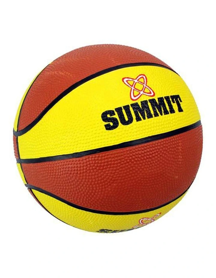 Basketball Game Ball Brown/Yellow Size 6