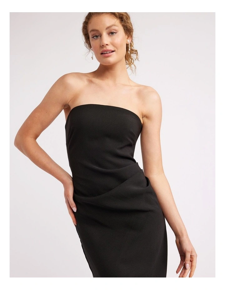 Barcelona Strapless Dress in Black