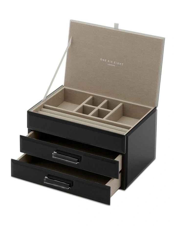 Gabriella Black Medium Jewellery Box