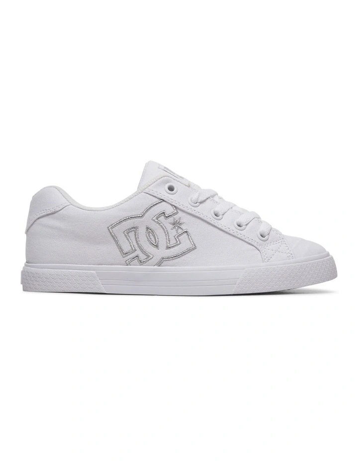 Chelsea Shoes in White/Silver