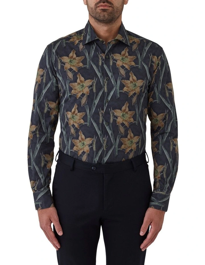 Prahran Modern Fit Shirt in Denim