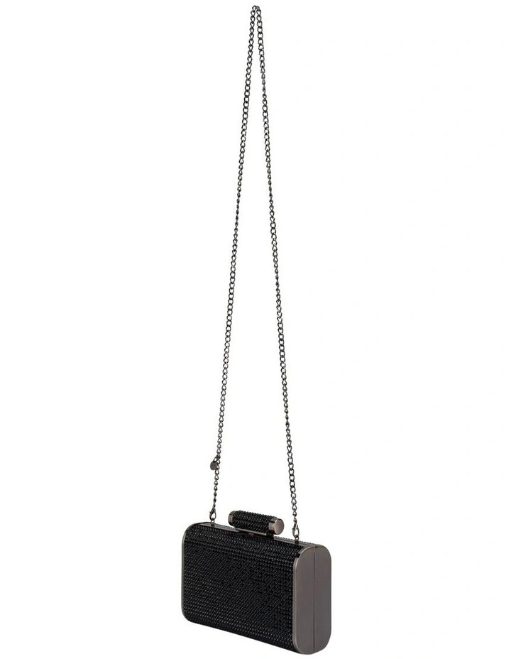 Bae Crystal Clutch in Black
