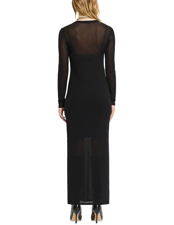 Essential Mesh Dress in Black