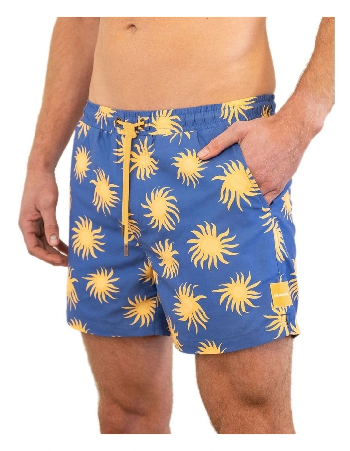 Sun Seeker Swim Shorts in Navy