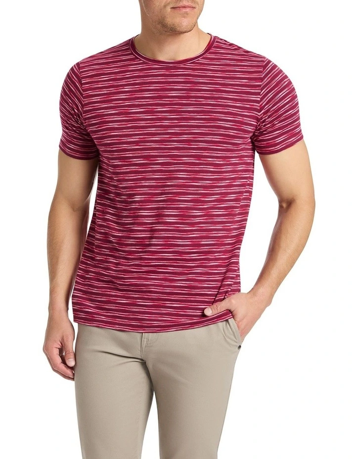 Superstitious Tee in Berry Multi
