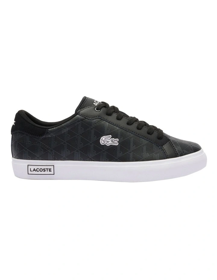 Powercourt Leather Sneakers in Black/Wht