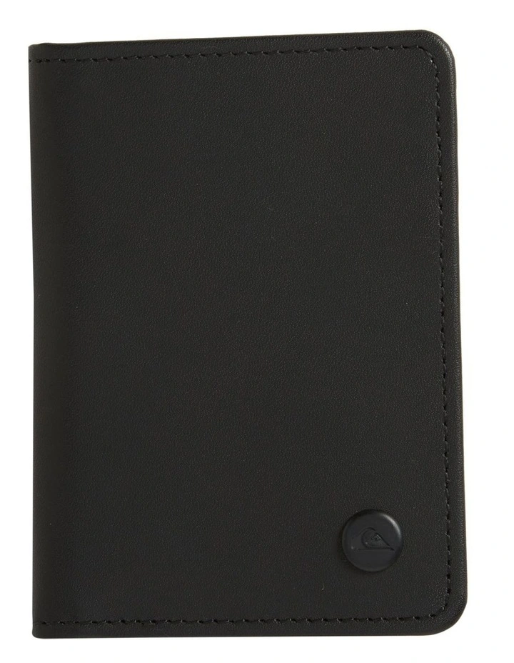Mack Cardy Tri-Fold Wallet in Black