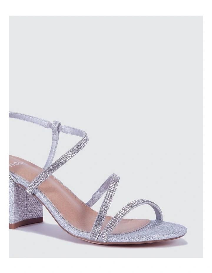 Praise Heels in Silver