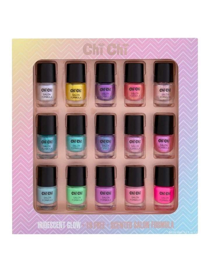 Iridescent Glow 15 Piece Nail Polish Set