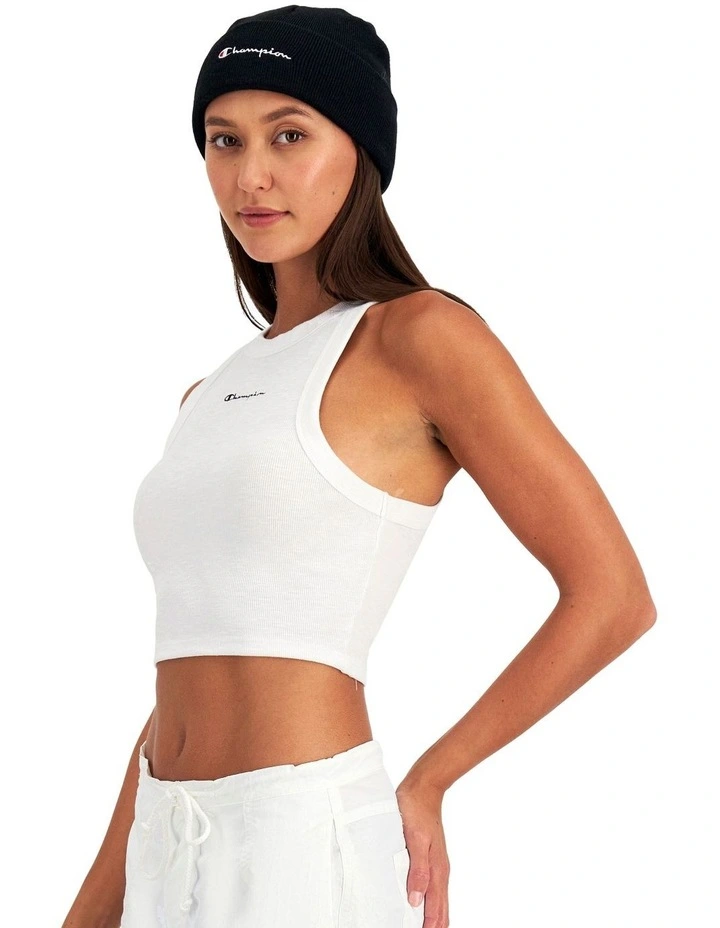 Script Beanie in Black