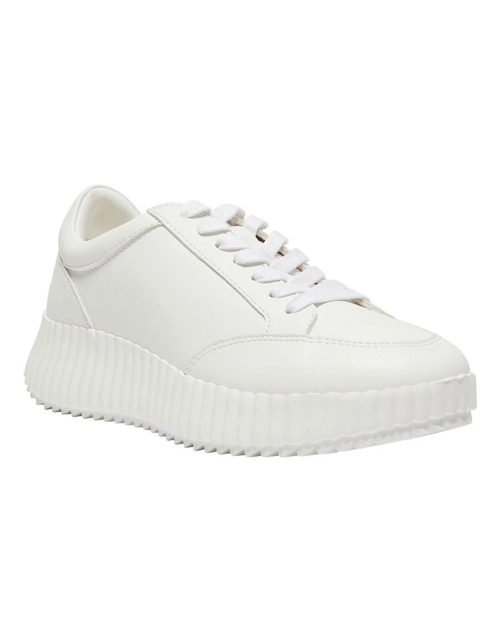 Track Sneakers in White
