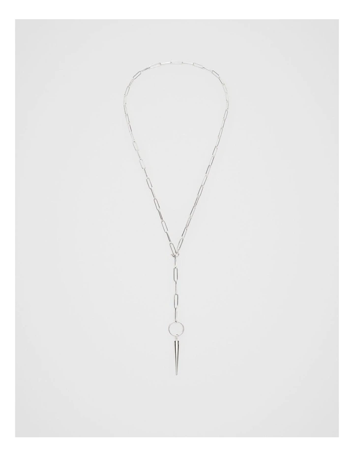 Double Layer Necklace in Silver