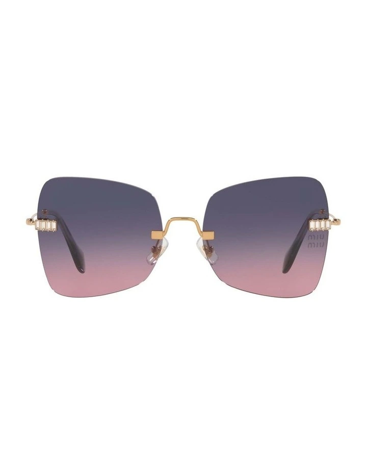 MU 50WS Yellow Sunglasses
