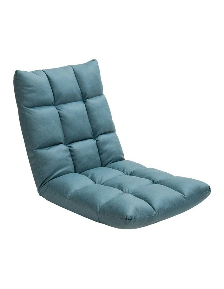 Foldable Lounge Floor Recliner Adjustable Gaming Sofa Bed in Green