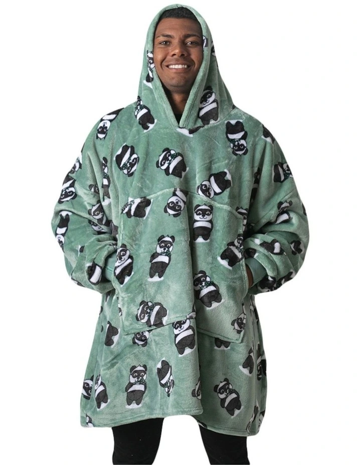 Pand-UH! Giant Hoodie in Sage