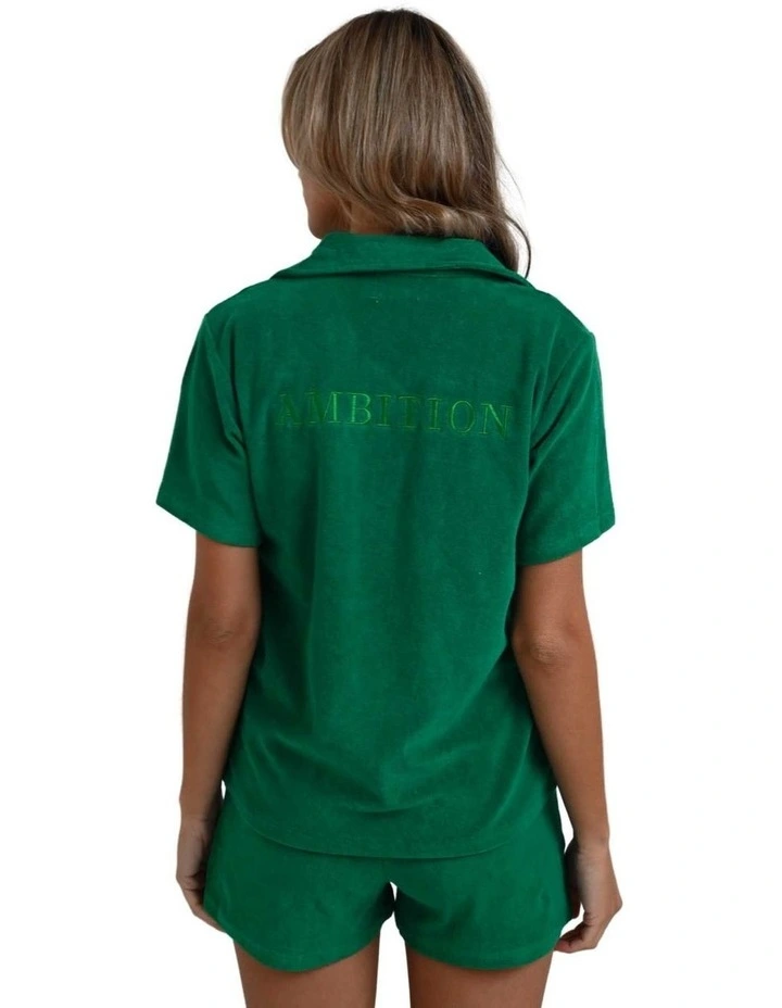 Organic Cotton Shirt in Green