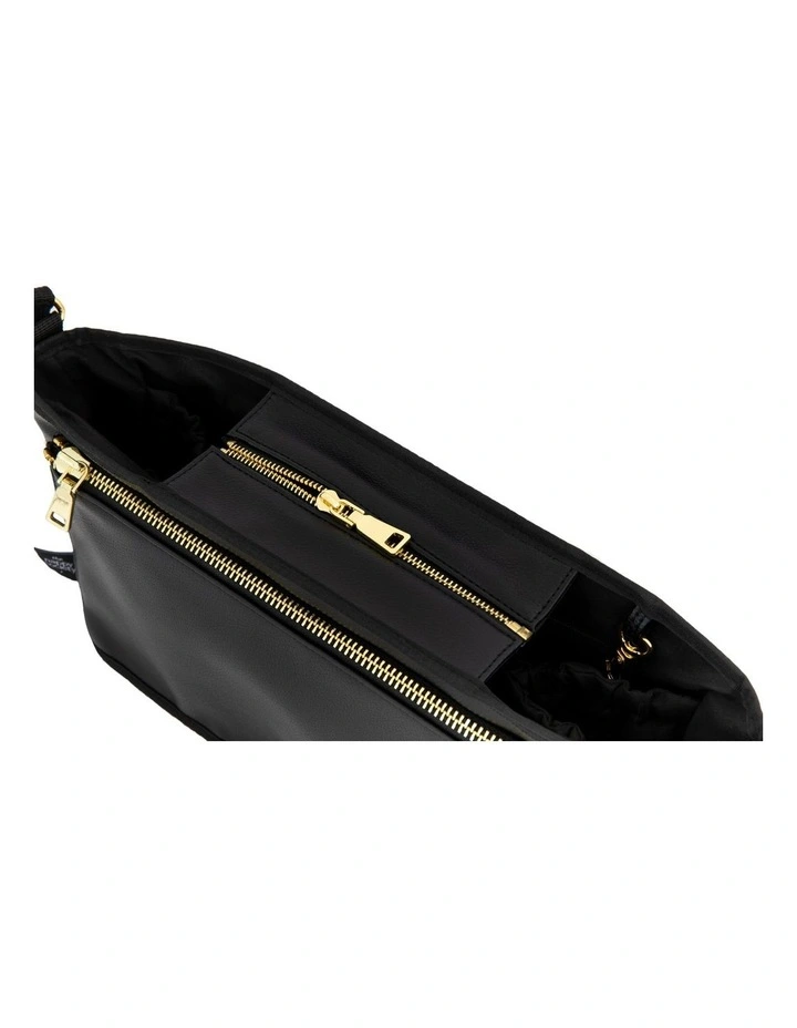 Vegan Leather Black Pram Caddy