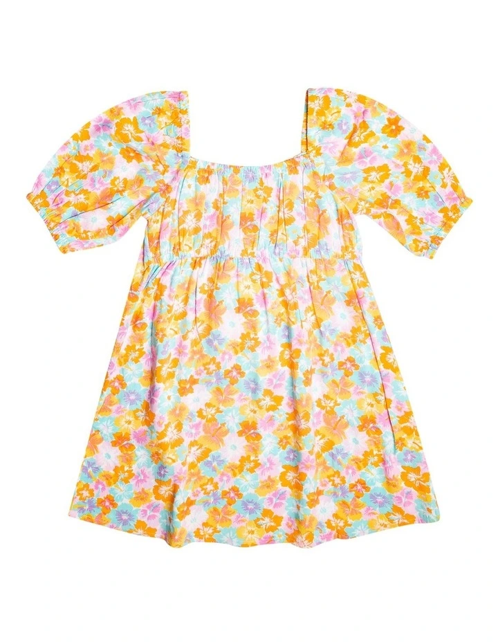 Running Nights Mini Skater Dress in Autumn Sunset Floraya