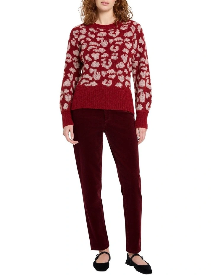 Wild Thing Knit in Red Multi