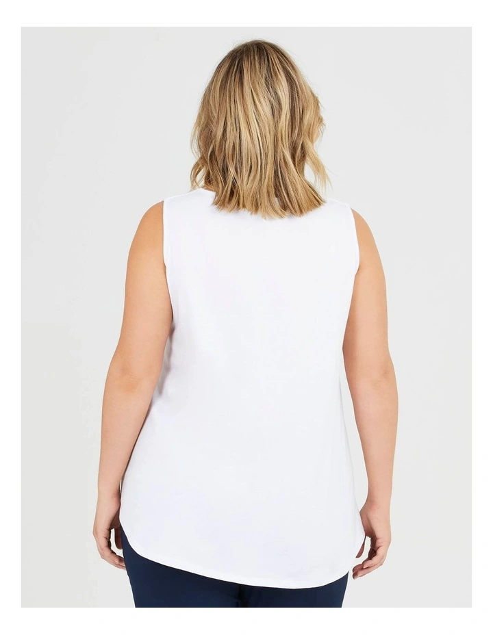 Organic Cotton Element Tank White
