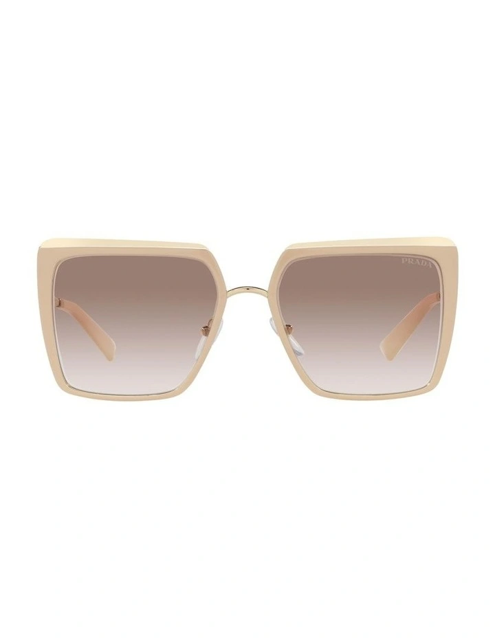 PR 58WS Gold Sunglasses