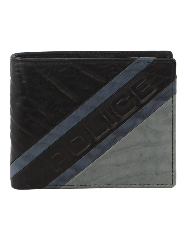 Leather Bi-Fold Wallet in Multi