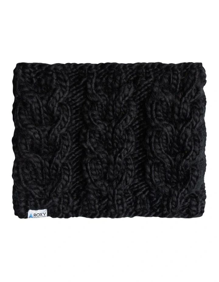Winter Technical Fleece Collar Scarves in True Black