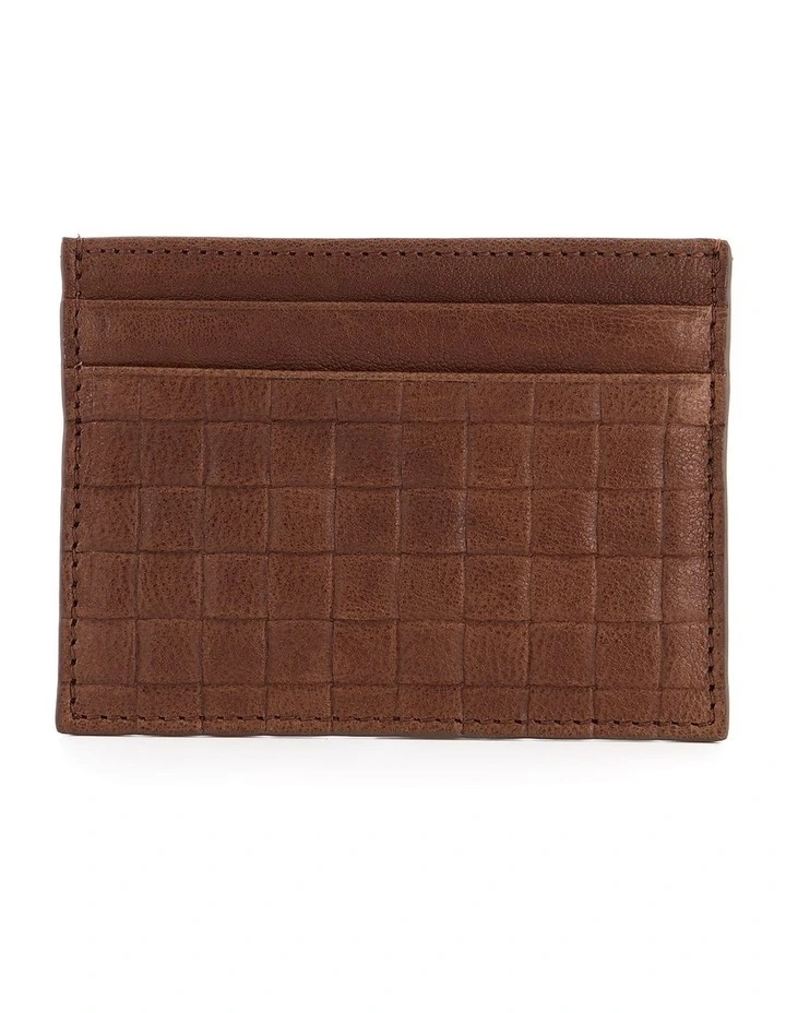 Options Card Wallet in Tan