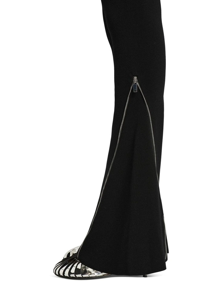 Wisteria Knit Pant in Noir