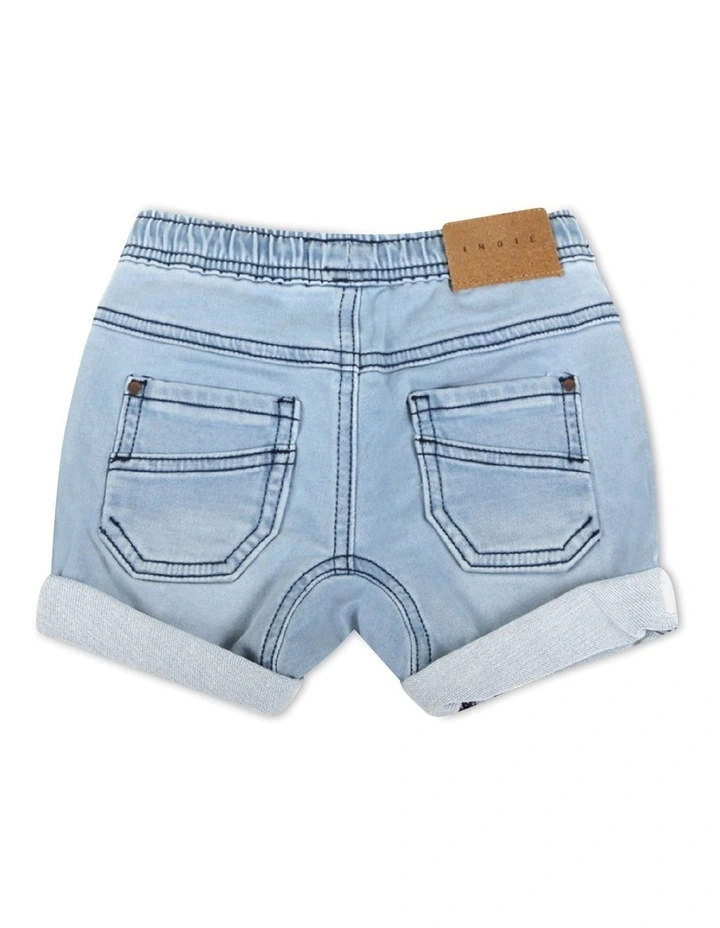 Arched Drifter Short (0-2 years) in Mid Blue