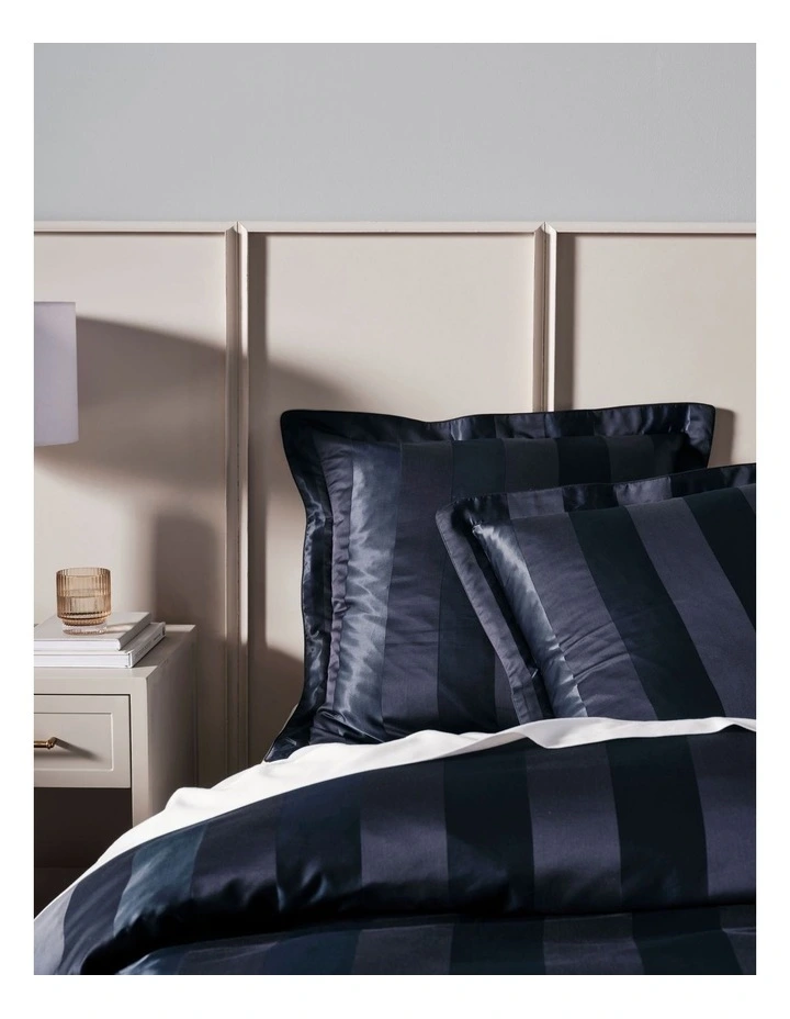 Francesco Quilt Cover Set in Navy