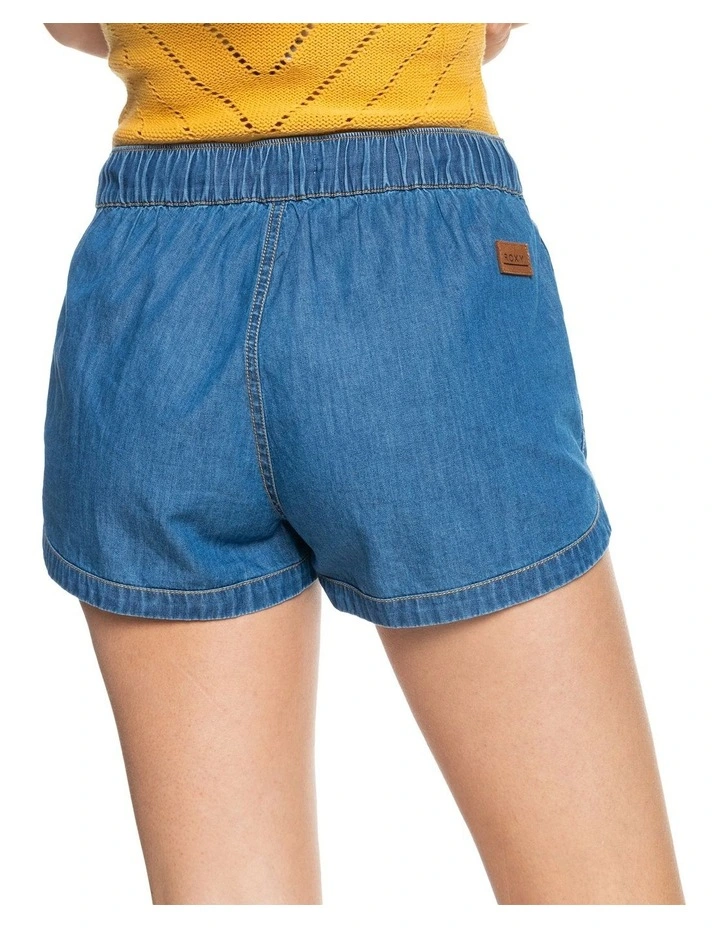New Impossible Denim Shorts in Blue
