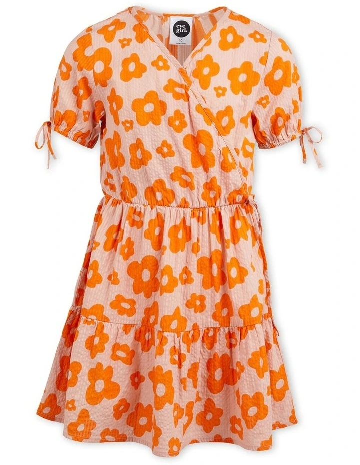 Darcy Wrap Dress (8-16 Years) in Print