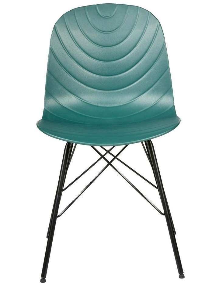 Modern Republica Dining Chair in Dark Green