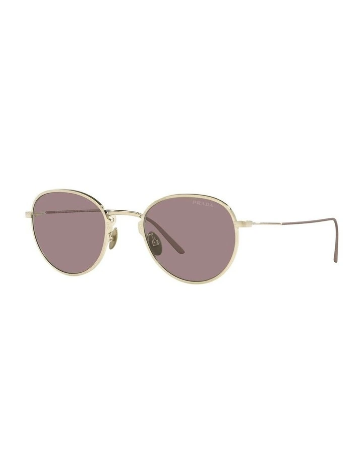 PR 53WS Gold Sunglasses