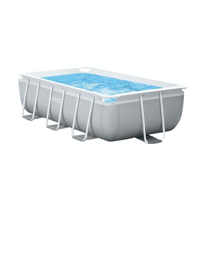 Above Ground Rectangular Swimming Pool 3x1.75m in Grey
