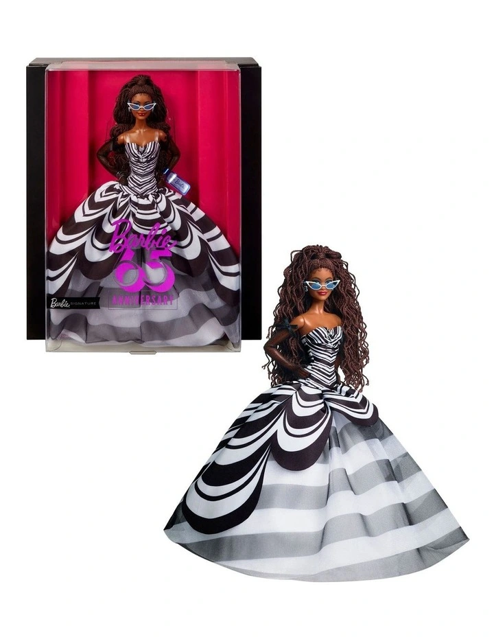 Signature 65th Anniversary Collectible Doll With Brown Hair Gown
