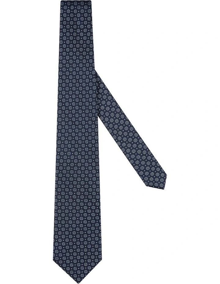 Tynan Tie in Navy Sky