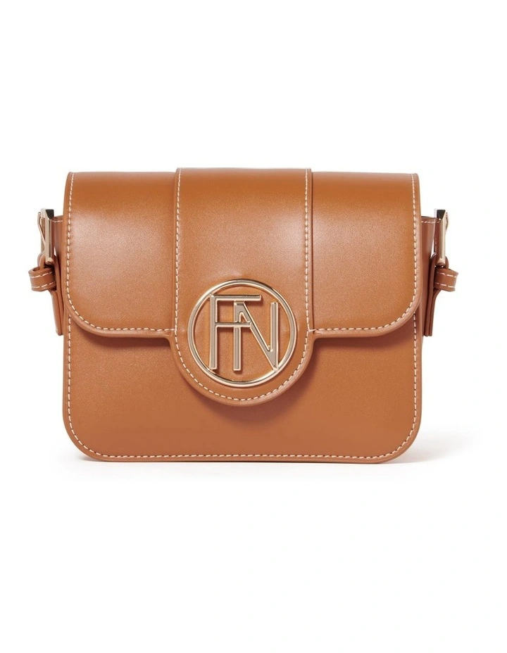 Signature Gwyn Square Shoulder Bag in Brown
