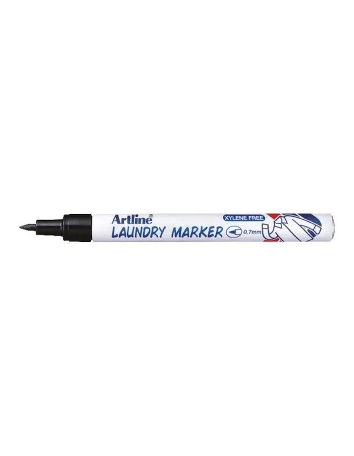 750 Fabric Bullet Nib 0.7mm Line Laundry Marker in Black