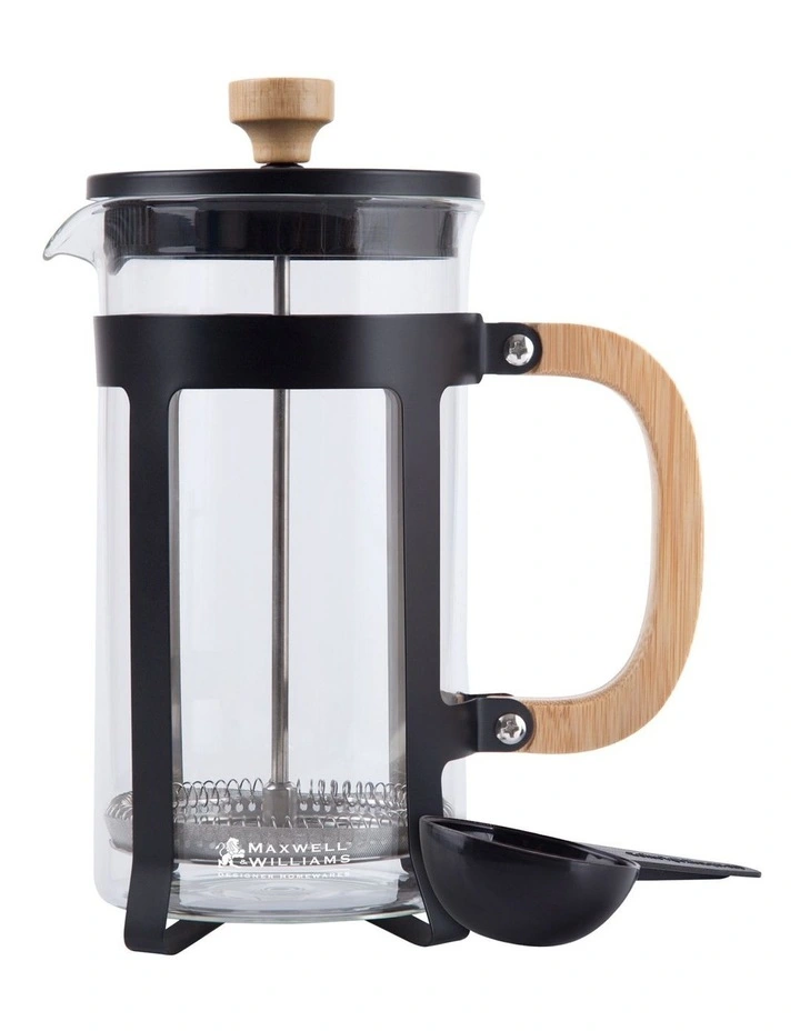 Blend Sumatra Plunger Bamboo Gift Boxed 1L in Black