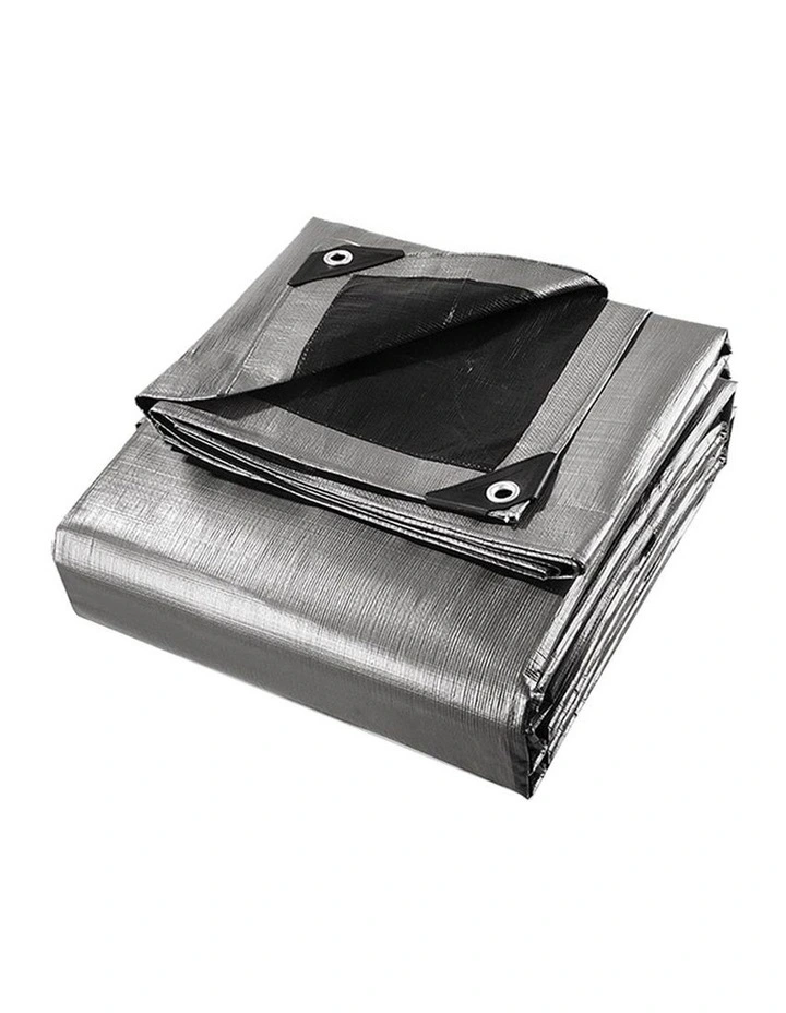 Heavy Duty Poly Tarp 9 x 12m In Silver