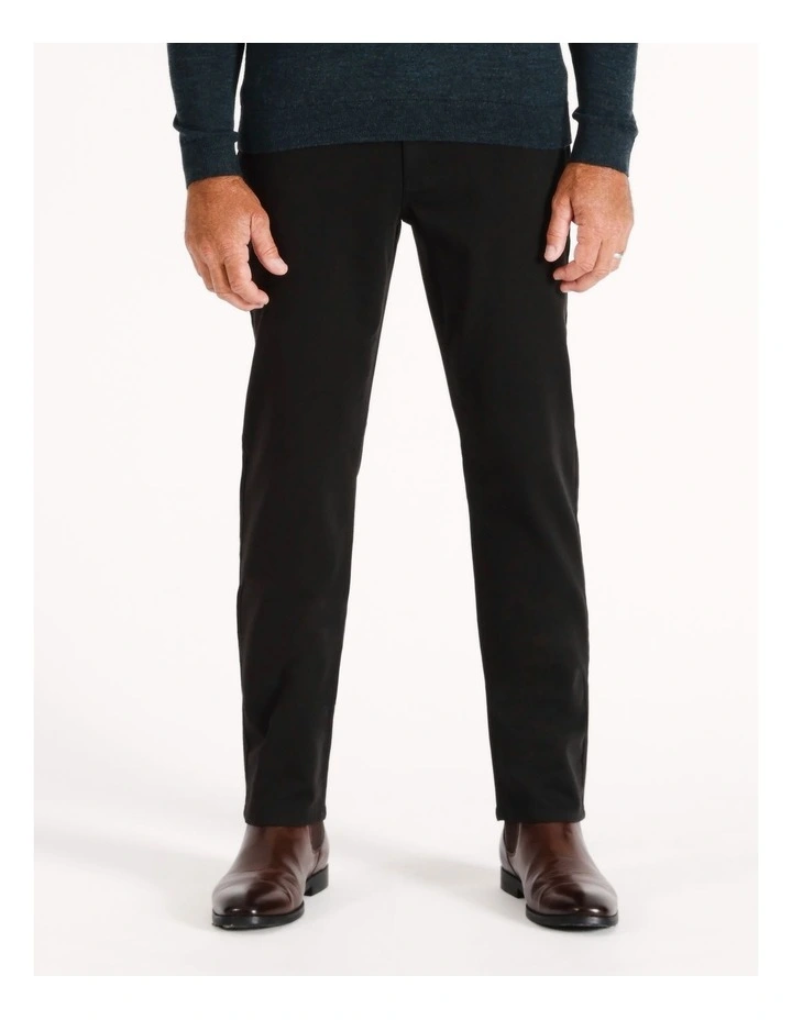 Duke Stretch 5 Pocket Pants in Black