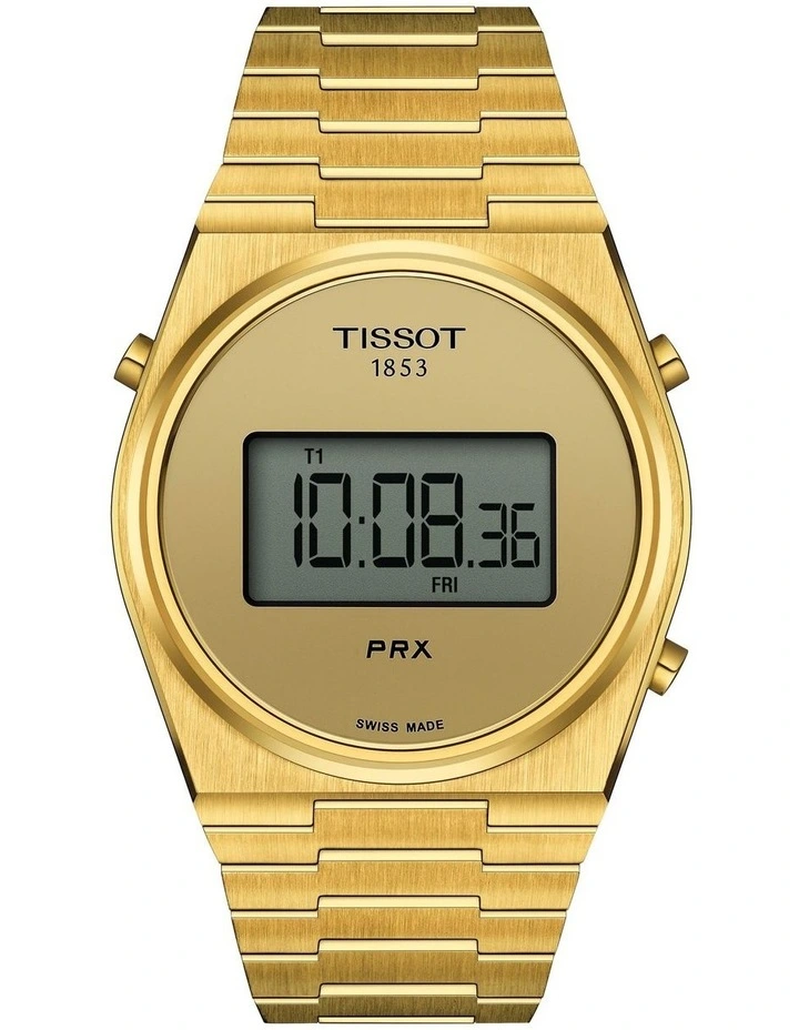 PRX Digital 40mm T1374633302000 Watch in Yellow Gold