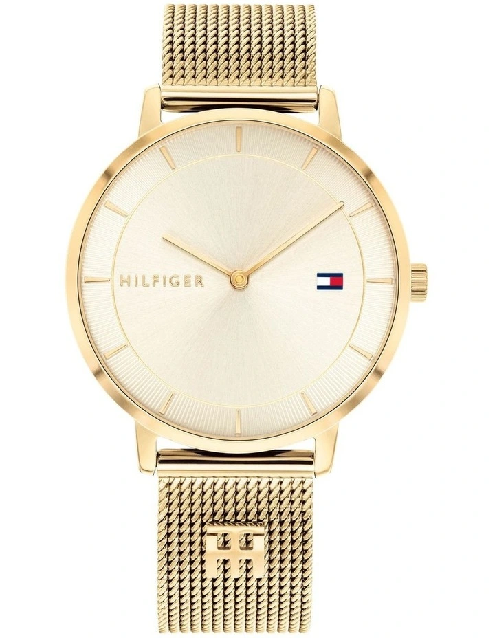 Quartz Ionic Plated Gold Steel Watch 1782286