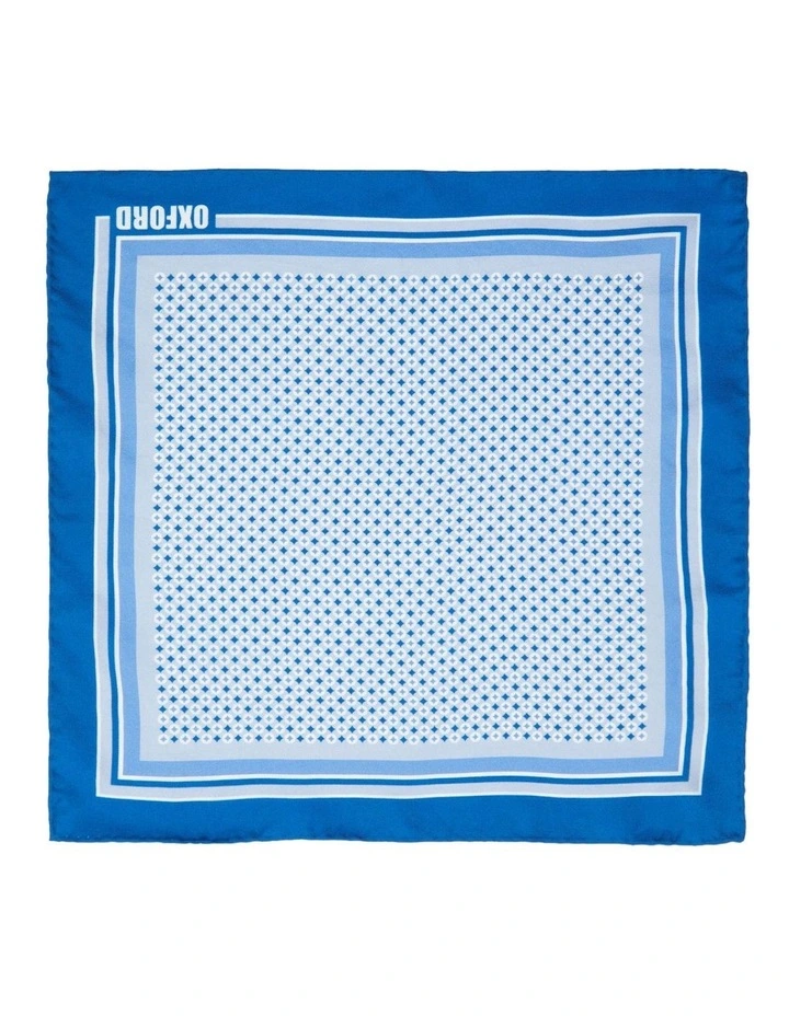 Pierre Pocket Square in Blue Multi