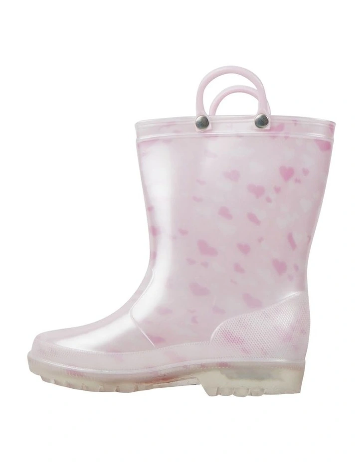 Calli Butterfly Gumboots in Pink