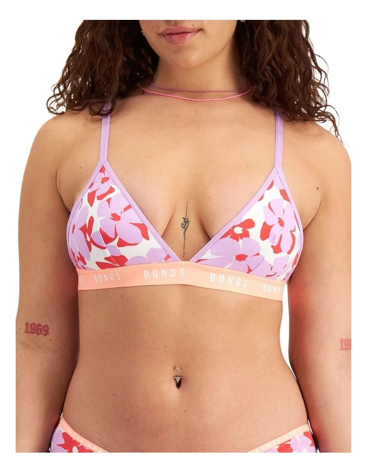 Icons Triangle Bra in Happy Daze